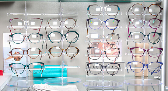 eyeglasses display collection